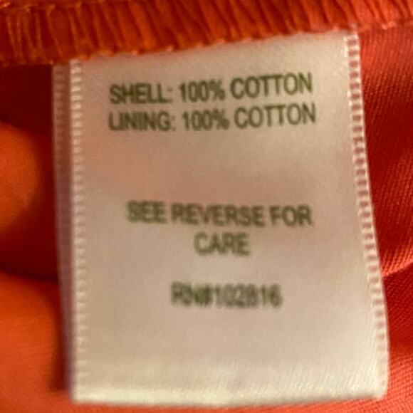 Garnet Hill Dress Knee Length Eyelet Lace Sleeveless Sheath Fit & Flare Coral 6 - Picture 5 of 6